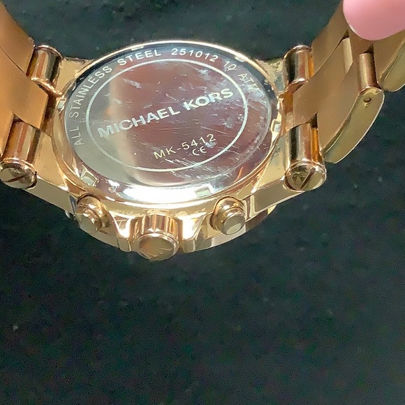 Michael Kors Dylan MK5412 Rose Tone Watch - Picture 4 of 8